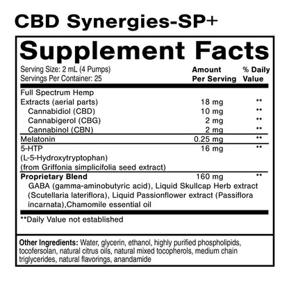 CBD SYNERGIES – SP+