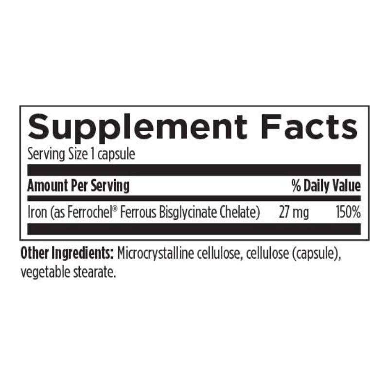 Ferrochel® Supplement Facts