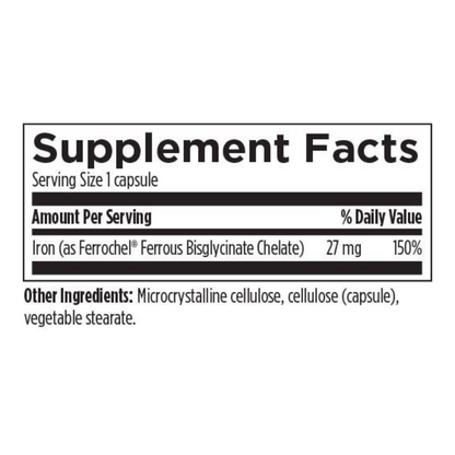 Ferrochel® Supplement Facts