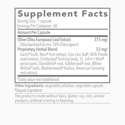 Olivirex Supplement Facts