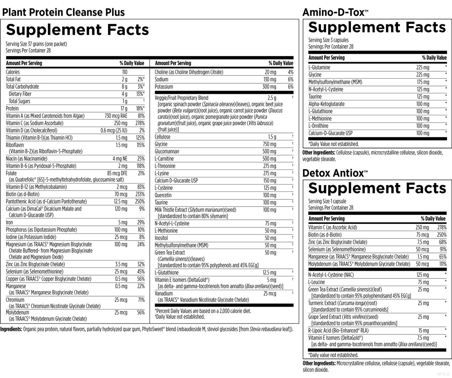 PaleoCleanse Plus™ Detox Program - Strawberry Vanilla SF
