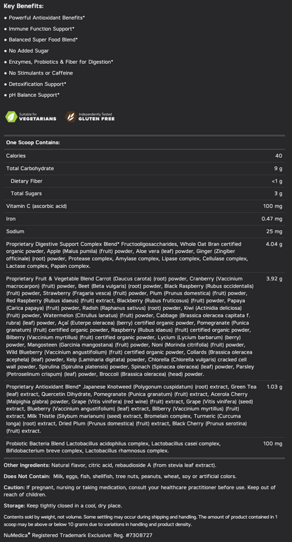 Power Greens + Reds 30svgs